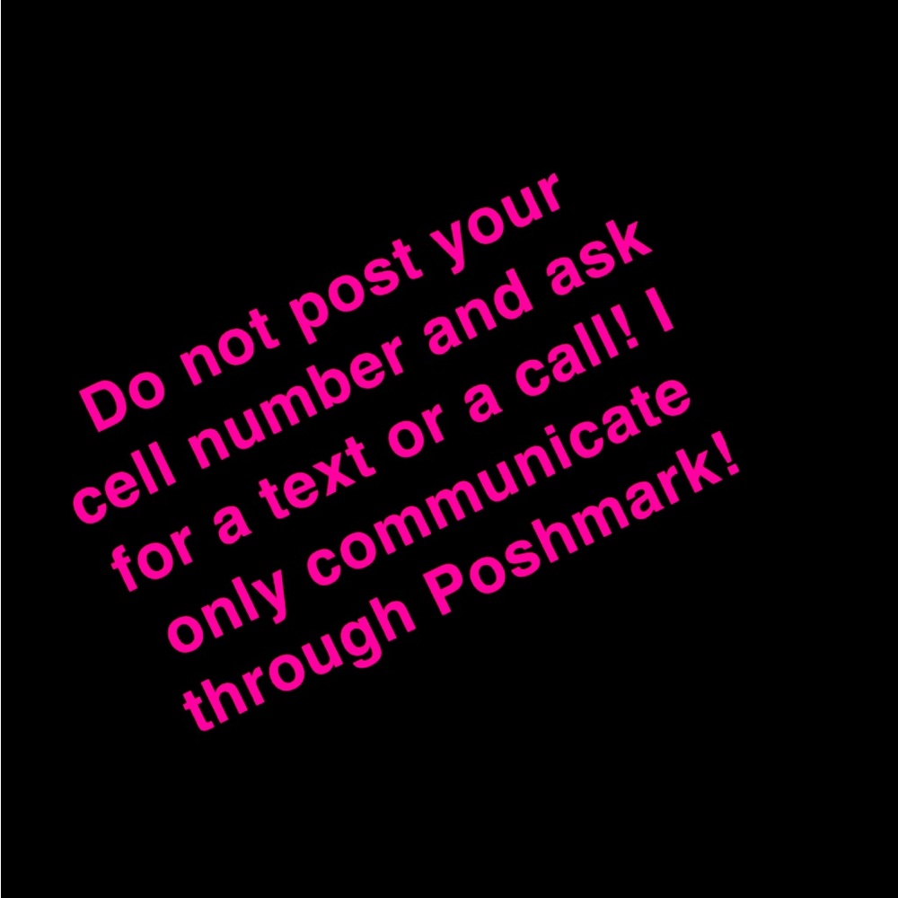 I will not communicate through text or calls.